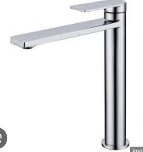 Ruki Basin Mixer High Rise Chrome