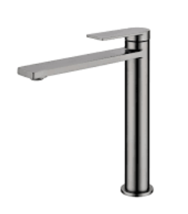 Ruki Basin Mixer High Rise Gunmetal