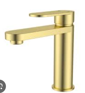 Ruki High Rise Basin Mixer Brushed Gold  Lead Free