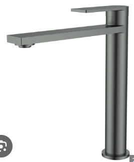 Ruki High Rise Basin Mixer Gunmetal Lead Free