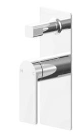 Ruki Wall Mixer Diverter Brushed Gold