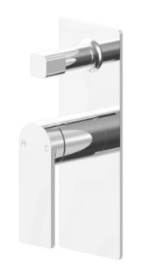 Ruki Wall Mixer Diverter Gunmetal