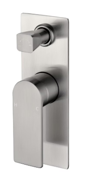 Ruki Wall Mixer With Diverter Chrome Lead Free