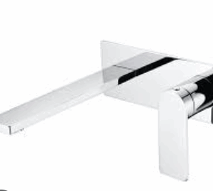 Ruki Wall Basin Mixer Set Chrome