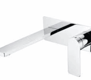 Ruki Wall  Basin Mixer Set Matt Black Lead Free