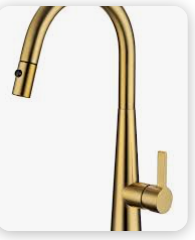 Luxa Pull Out  Sink Mixer Brushed Gold Lead Free