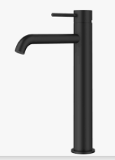 Highrise Basin Mixer  In Black Lead Free