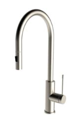Aziz-II Sink Mixer Pull-out Brushed Nickel