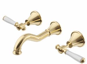 Clasico Bath Tap Set Chrome