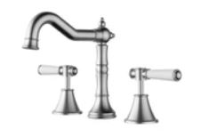 Clasico Basin Tap Set Chrome / Ceramic Handle