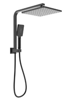 Sando Shower Set Mini Multifunction Matt Black 250mm