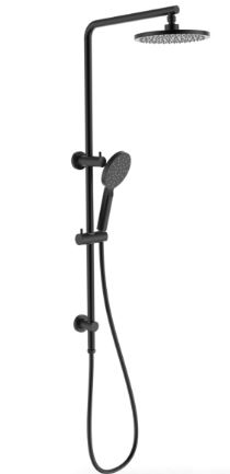 Cora Shower Set Multifunction Matt Black 200mm