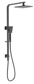 Eden Shower Set Multifunction Matt Black 200mm