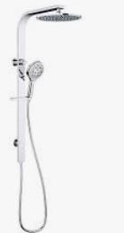 Regal Shower Set Multifunction Chrome 250mm