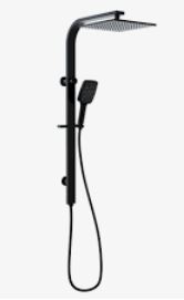 Sando Shower Set Multifunction Matt Black 250mm