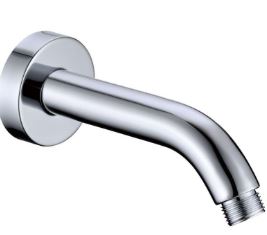 Round  Shower Arm Horizontal Chrome 140mm