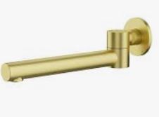Otus Spout Swivel Brushed Gold