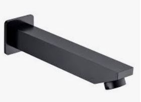 Yale Spout Matt Black 200mm