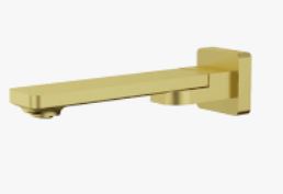 Ruki Swivel Bath Spout Brushed Gold Lead Free