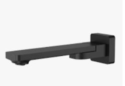 Ruki Swivel Bath Spout Matt Black Lead Free