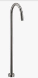 Yale Spout Freestanding Brushed Nickel