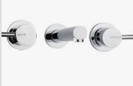 Bath Tap Set Chrome