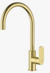 Sora SS Sink Mixer In Brushed Gold