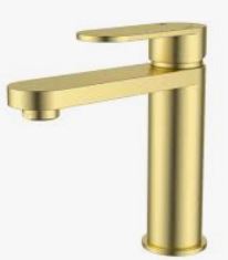 Sora SS Basin Mixer In Brushed Gold