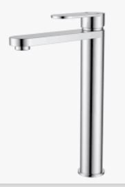 Sora SS Highrise Basin Mixer In Polished Chrome