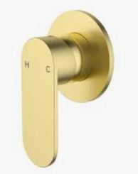 Sora SS Wall Mixer Trim Kits In Brushed Gold