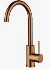 Otus Slimline SS304  Sink Mixer Gooseneck Stainless Steel
