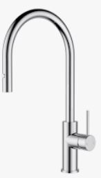 Otus Slimline ss Gooseneck  Pull-Out Sink Mixer In Chrome