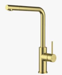 Otus Slimline ss Pull-Out Sink Mixer In Brushed Gold