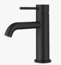 Otus Slimline SS304  Basin Mixer Curved Spout Stainless Steel