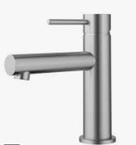 Otus Slimline SS304  Basin Mixer Straight Spout Matt Black