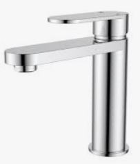 Otus Slimline SS304  Basin Mixer High Rise Straight Spout Chrome