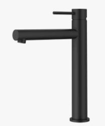 Otus Slimline SS304  Basin Mixer High Rise Straight Spout Stainless Steel