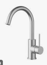 Otus Slimline SS304  Basin Mixer Gooseneck Stainless Steel
