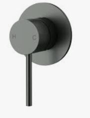 Otus Slimline ss Wall Mixer Trim Kits Brushed Copper