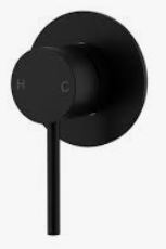 Otus Slimline SS304  Wall Mixer Trim Kit Matt Black