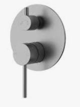 Otus Slimline SS304  Wall Mixer Diverter Trim Kit Matt Black