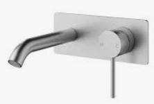 Otus Slimline Ss Wall Basin Mixer Lever Up Trim Kits