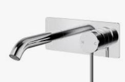 Otus Slimline SS304  Wall Basin Mixer Trim Kit Chrome
