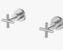 Wall Top Assemblies Brushed Nickel