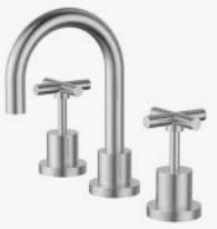 Basin Tap Set Brushed Nickel