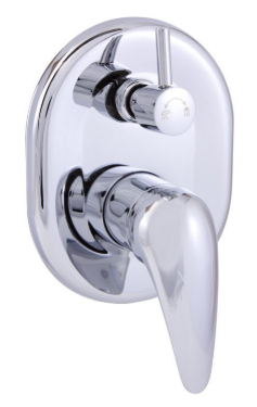 Ruby Wall Mixer Diverter Chrome