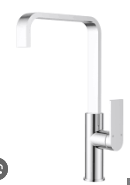Ruby  Slim Rectangle Handle  Sink Mixer 35 mm Lead Free