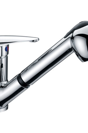 Ruby  Slim Rectangle Handle  Pull-Out Sink Mixer Lead Free
