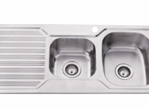 Eden 1 & 3/4 Bowl Single Drainer Sink RHB  1080mm