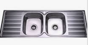 Eden Double Bowl Double Drainer Sink   1380mm